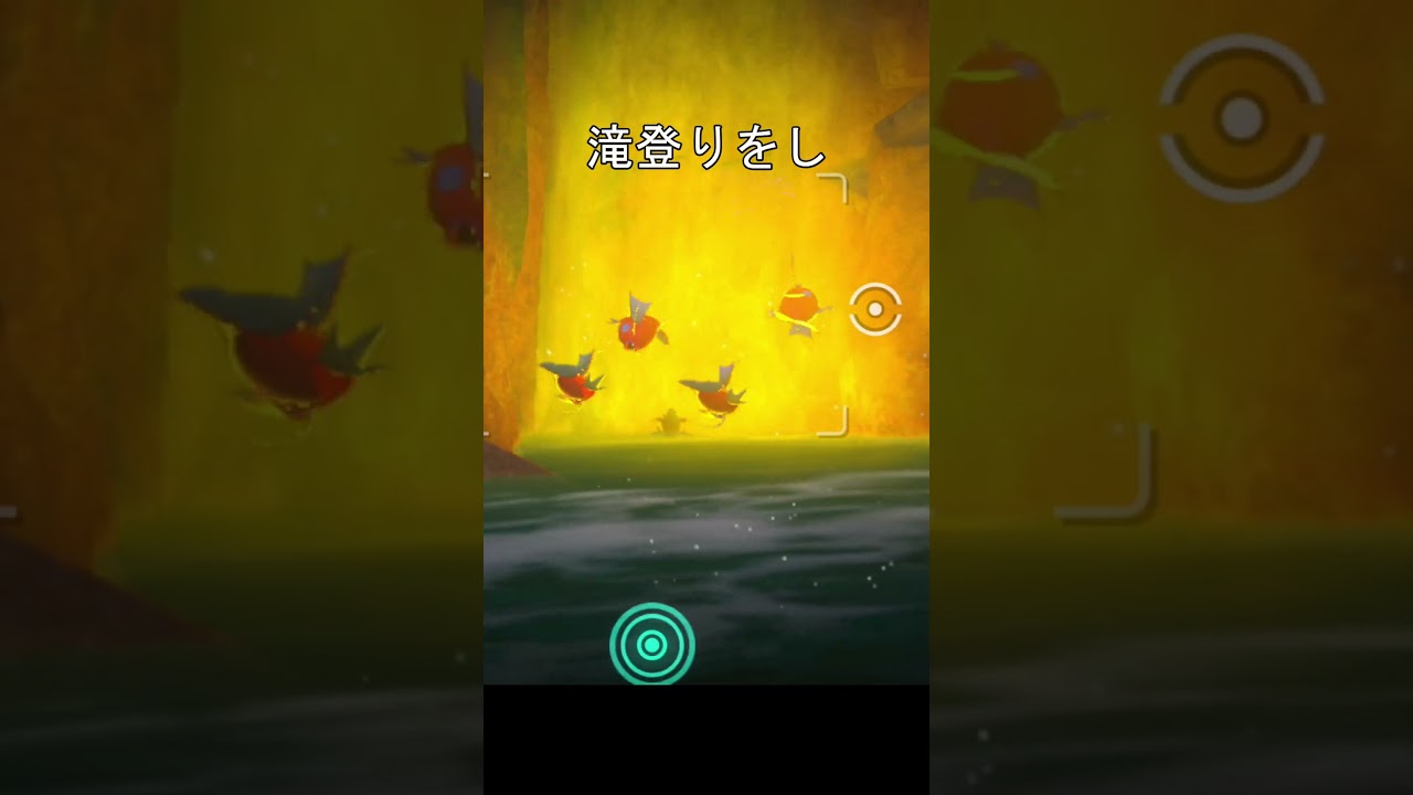 コイキングからギャラドスに進化する瞬間　#ポケモン #ポケモンスナップ #コイキング #ギャラドス