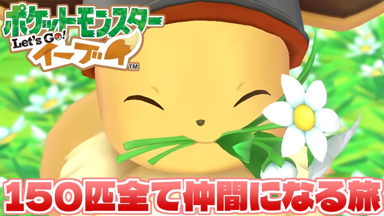 150匹のポケモン全員と友達になろう！【#ポケモンピカチュウイーブイ】
