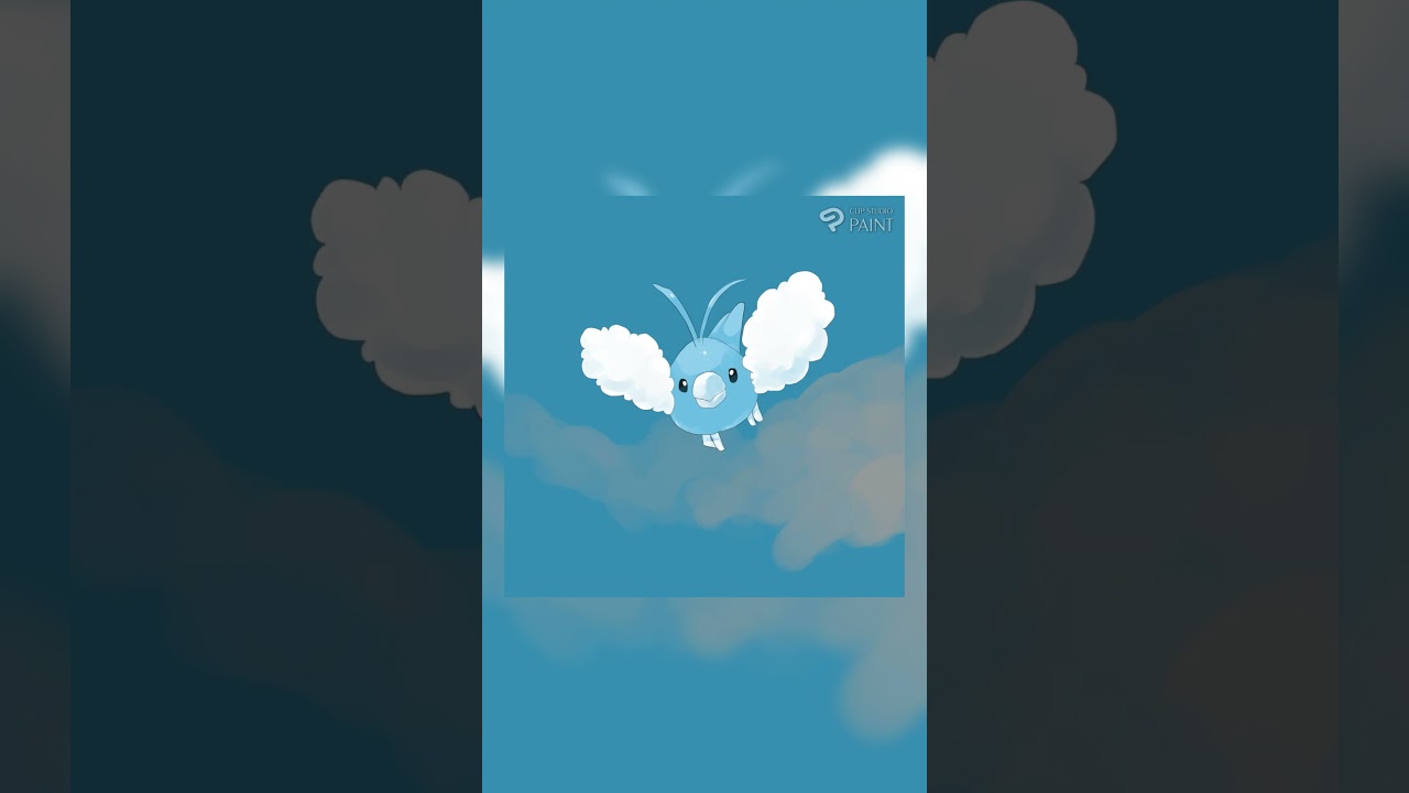 ポケモン描いてみた［チルット］ #pokemonfanart