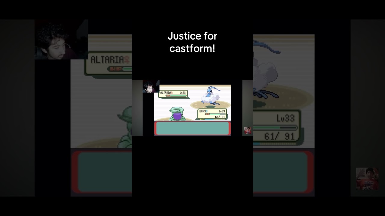 Castform legacy match! #youtube #pokemonemerald #pokemon #gaming #shorts