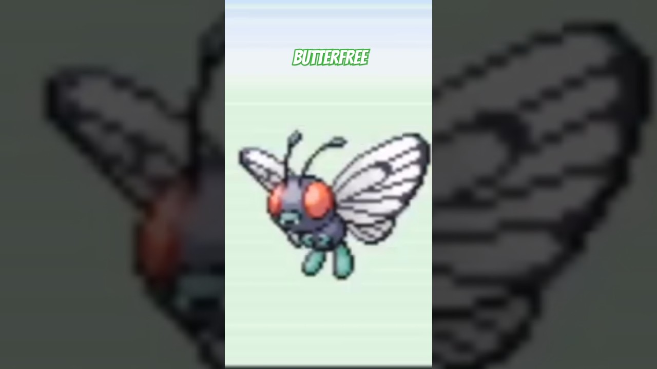 BUTTERFREE EVOLUCIÓN | Pokédex Completa | Pokémon Rojo Fuego Shorts #26