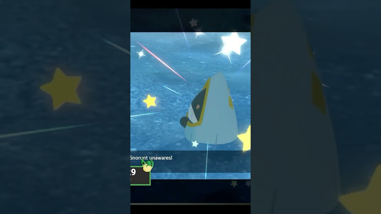✨Shiny Snorunt in Pokemon Legends Arceus & Glalie Evolution