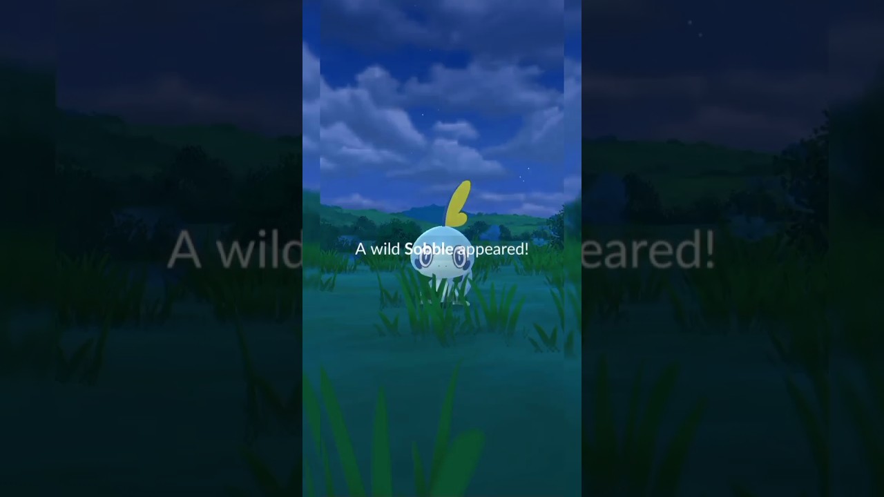 Catching a Sobble pokemon go for the first time #pokemongo #sobble #pokemon
