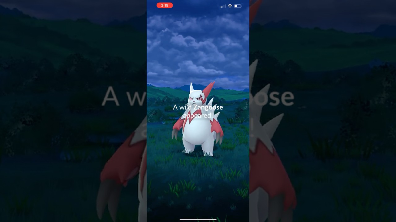Catching Zangoose in Pokémon GO! Rare Normal-Type Pokémon!