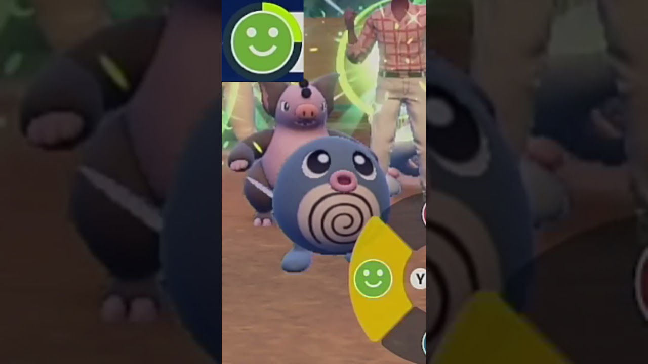 【ニョロモ】ポケモンエクササイズ【キタカミ図鑑No.39】#Shorts #pokemon