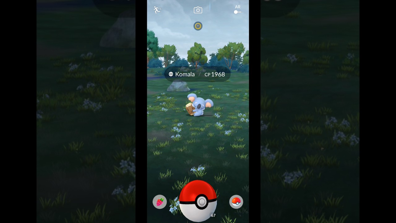 I Caught Komala Pokémon CP 1968 in Pokemon GO Indonesia Today! #Shorts #PokemonGOGameplay