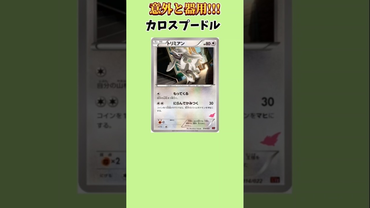 【ポケモン】意外と器用なカロスプードル「トリミアン」【ポケモン解説員】#ポケモンXY#ポケカ#ポケモン解説員
