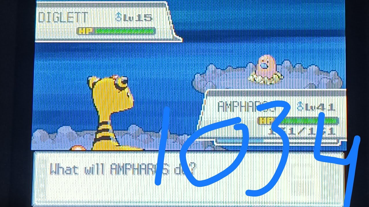 Live Shiny Diglett in Pokemon Soulsilver.