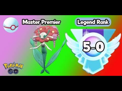 Deus Reaches Legend Rank with Florges in Go Battle League for Master Premier,Season 21,in Pokémon Go