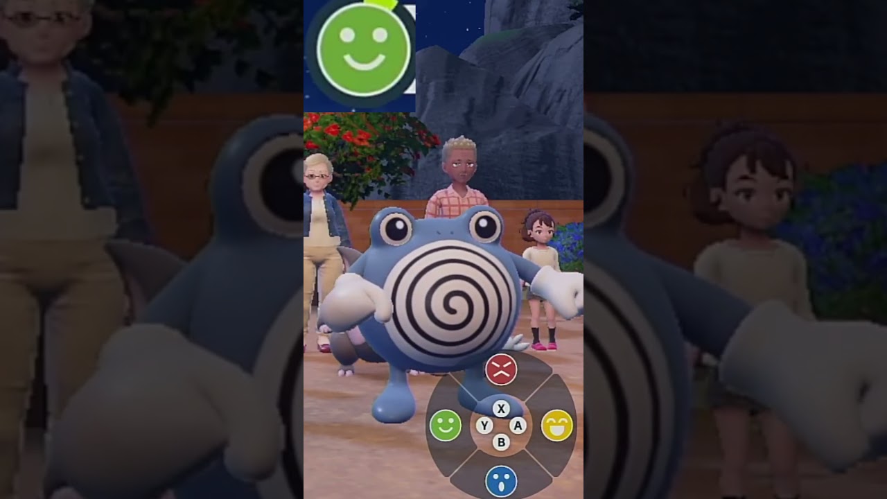 【ニョロゾ】ポケモンエクササイズ【キタカミ図鑑No.40】#Shorts #pokemon