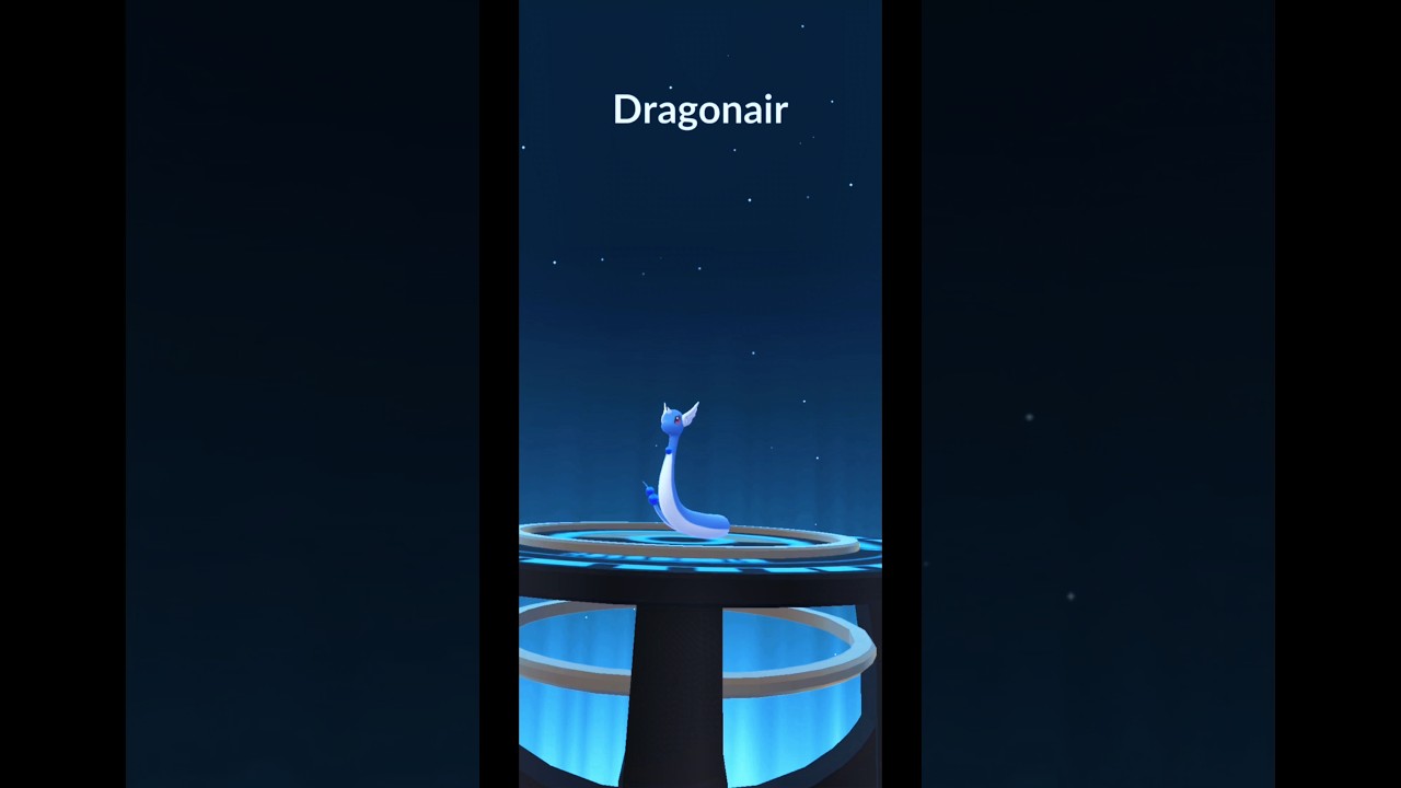 Dratini Evolves into Dragonair! CP 290 ➝ CP 538 ⚡ | Pokemon GO Gameplay #Shorts #Pokémon