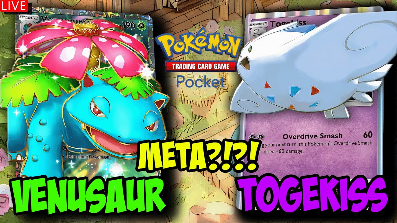 Venusaur?! Togekiss?! [Pokémon TCG Pocket] #pokemon #pokemontcgpocket