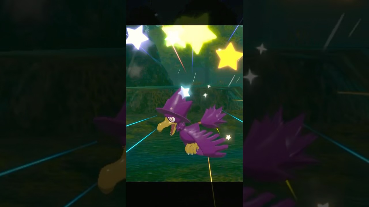 🌟 Meet the shiny gentleman Murkrow in Pokémon Legends Arceus! 💖 #pokemon #shinypokemon #shorts