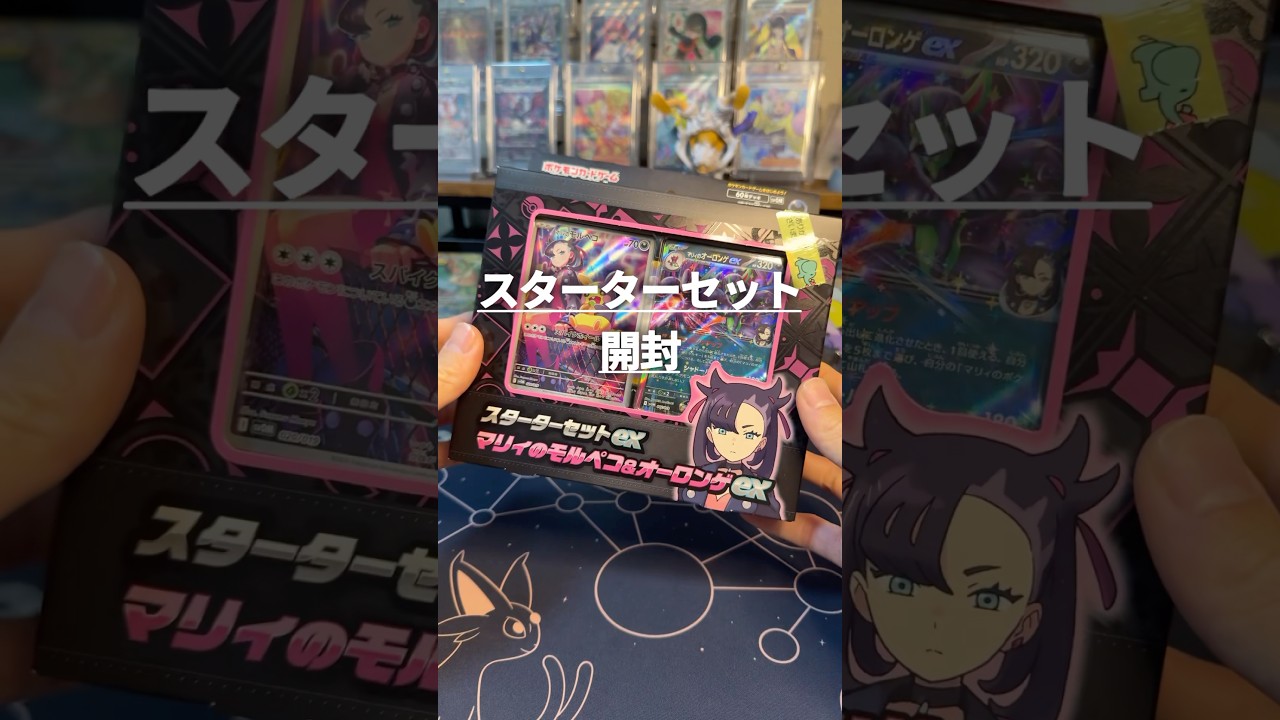【ポケカ】マリィのモルペコ＆オーロンゲex 開封 #ポケカ #ポケモンカード #マリィ