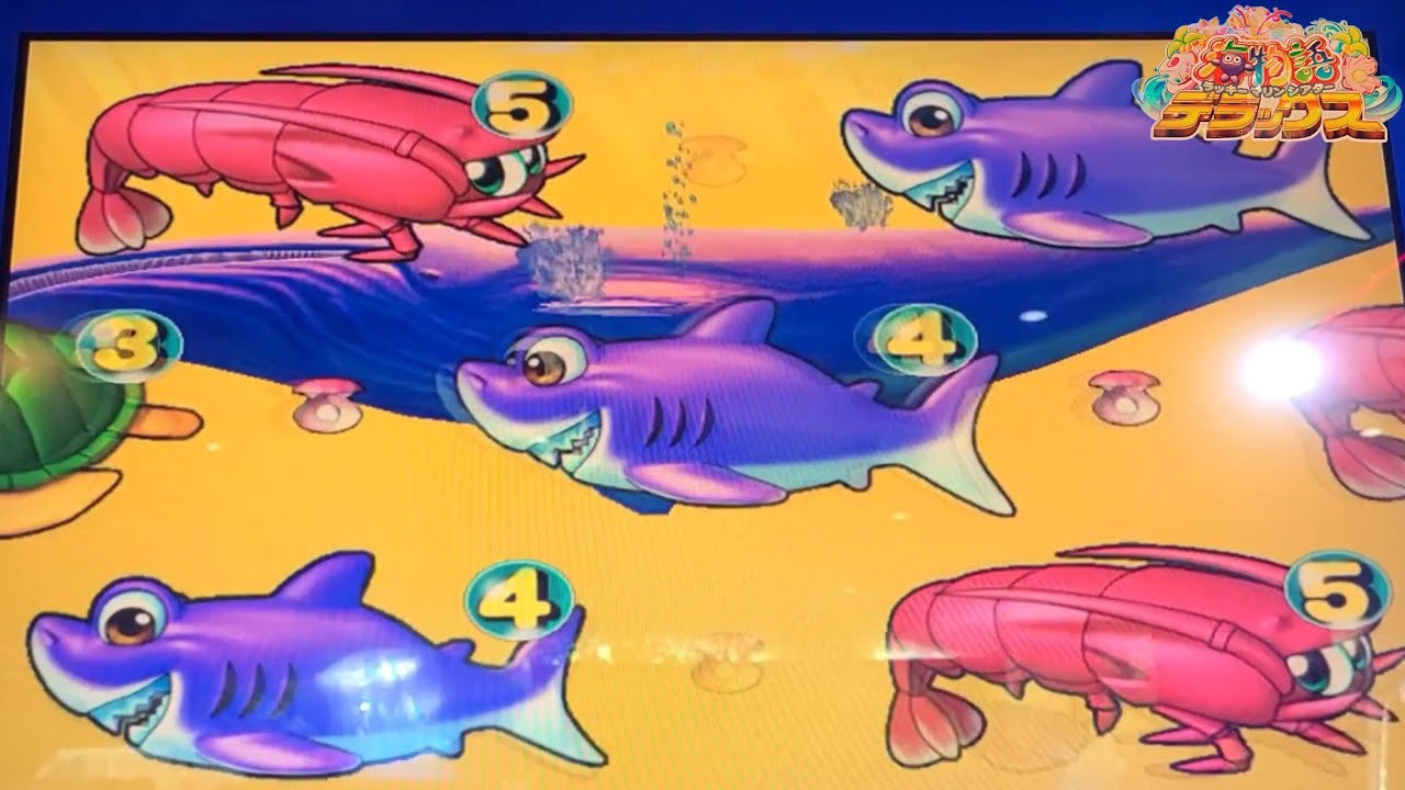 【メダルゲーム】大画面リーチでクジラが出現！これは○○確定です。【海物語デラックス】