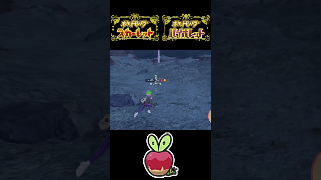 ミニーブ、カジッチュ、クルミル、ニョロモの色違いを捕まえる！【ポケモンSV】#shorts