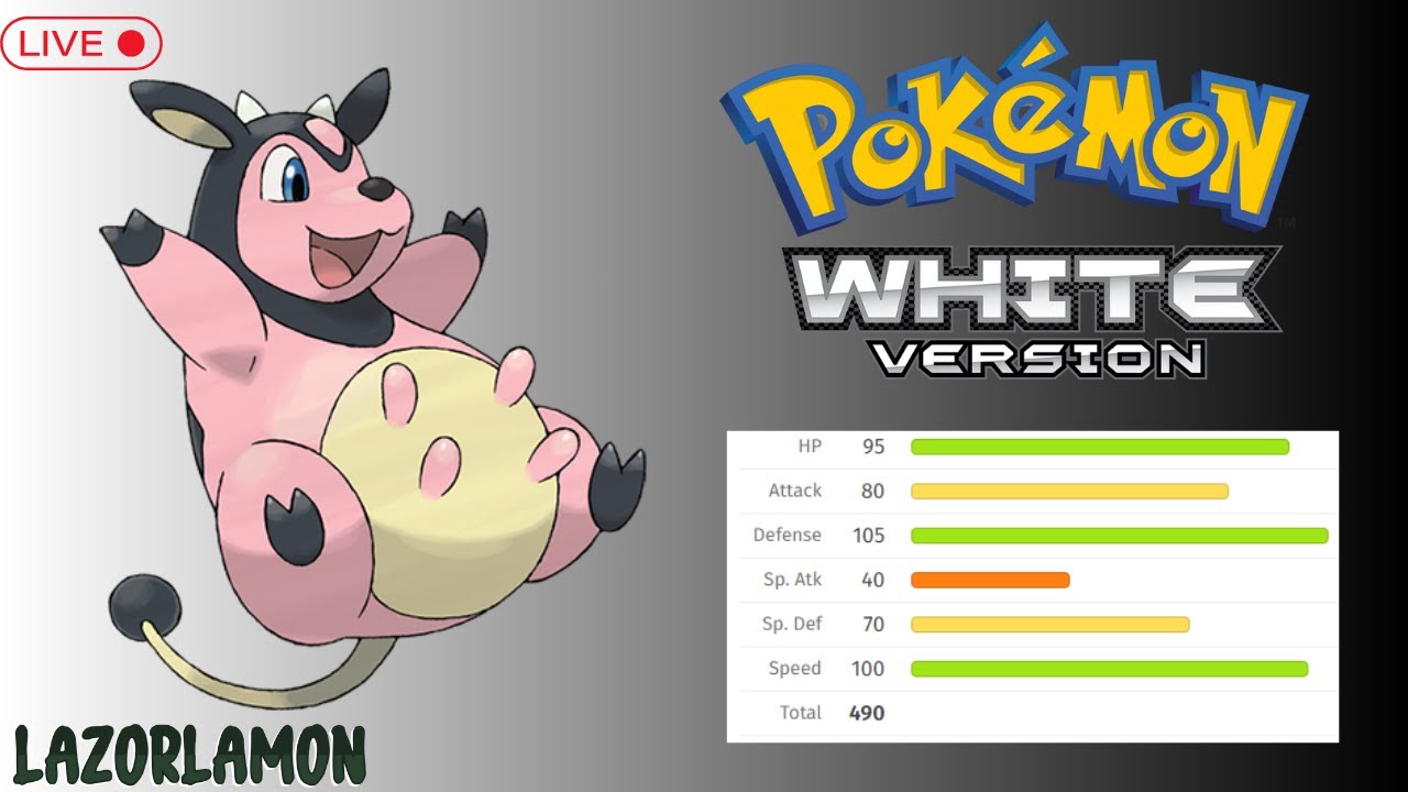 Milk Cow Takes On Pokemon White - The Color of Milk