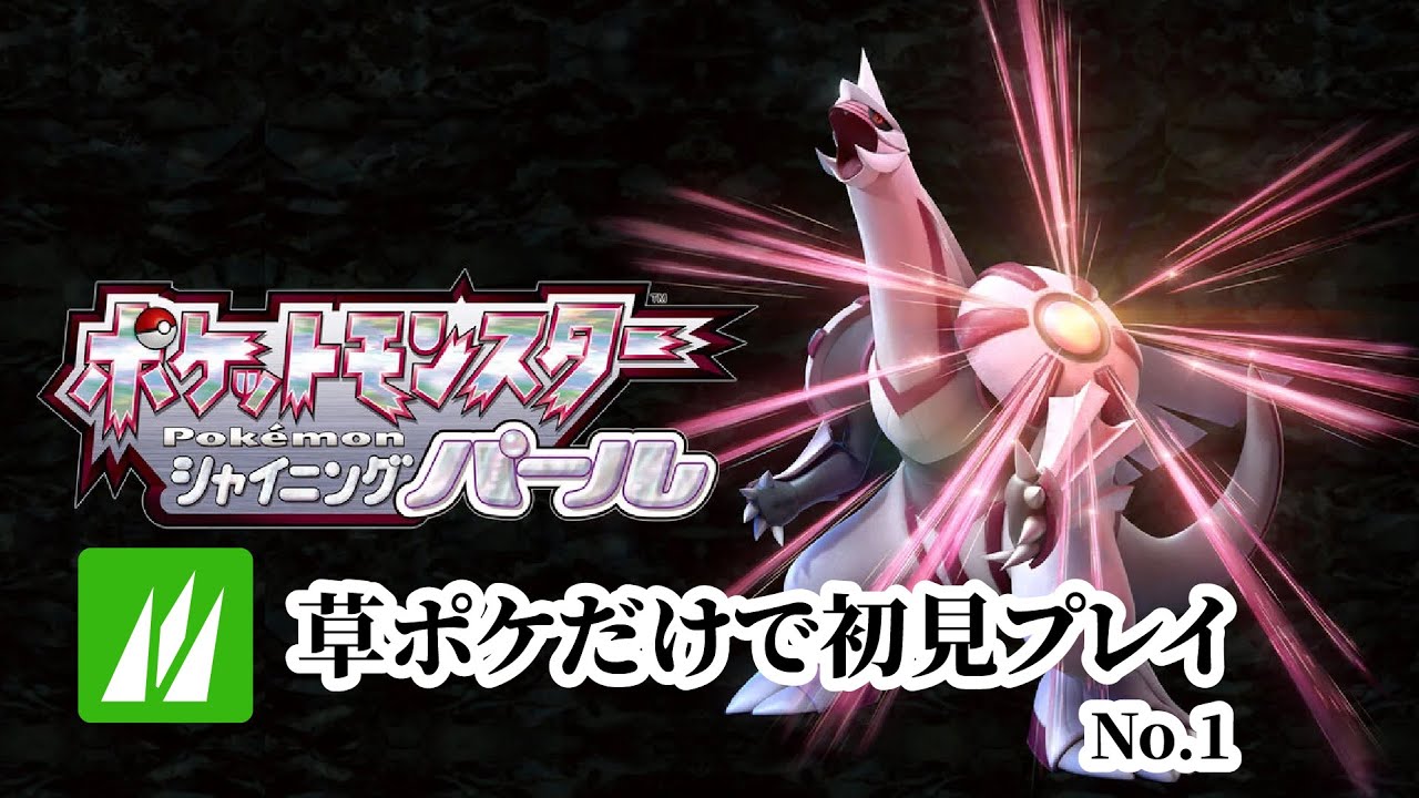 草ポケモンだけで初見シャイニングパール No.1 2025/3/2