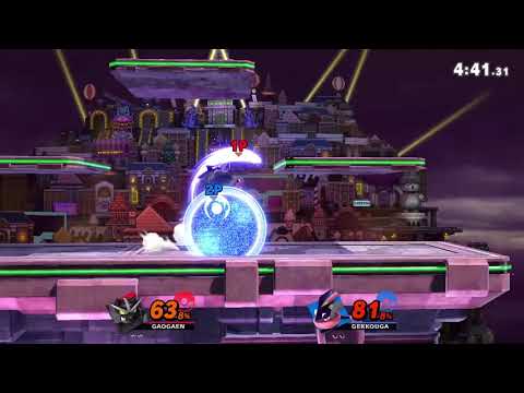 ガオガエンVSゲッコウガ【スマブラSP】