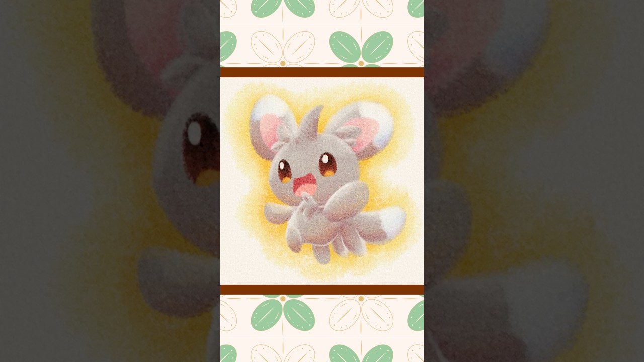 「自作ブラシでチラーミィ描いてみた！」 #shorts #イラストメイキング #ibispaint #ポケモン