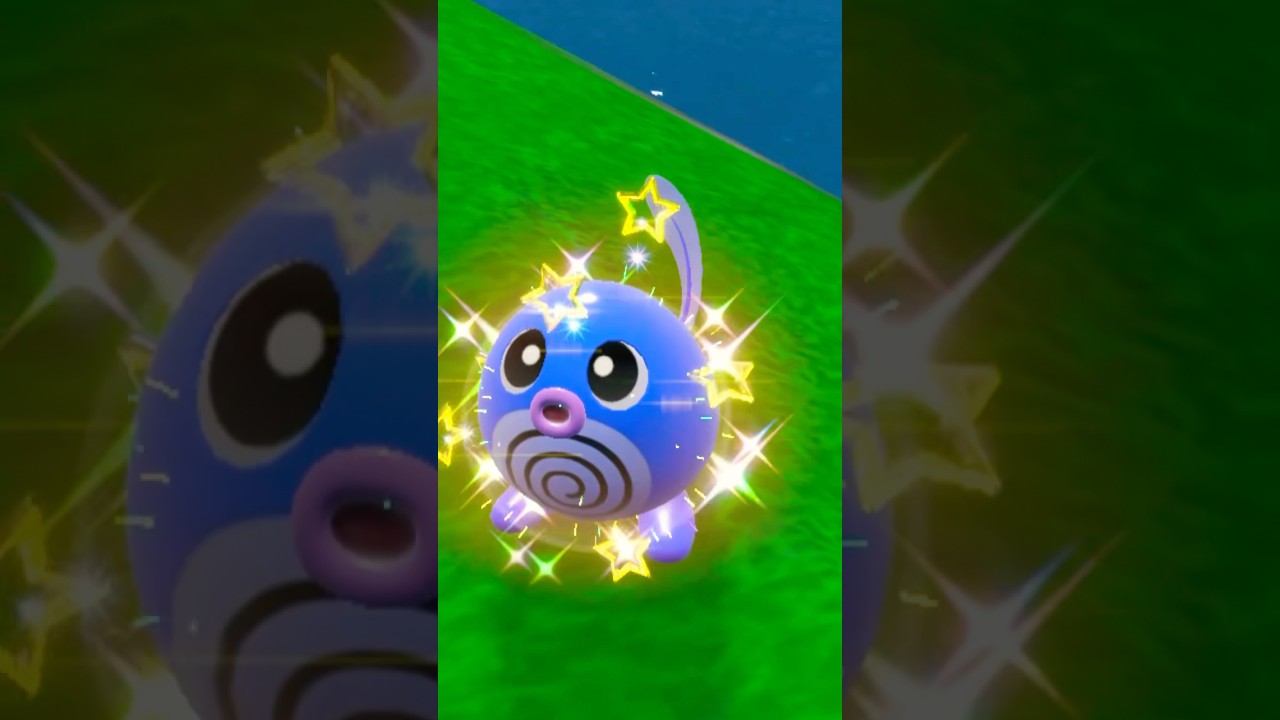Snagged a shiny Poliwag in Kitikami in Pokemon Scarlet and Violet! #pokemon #shinypokemon #shorts