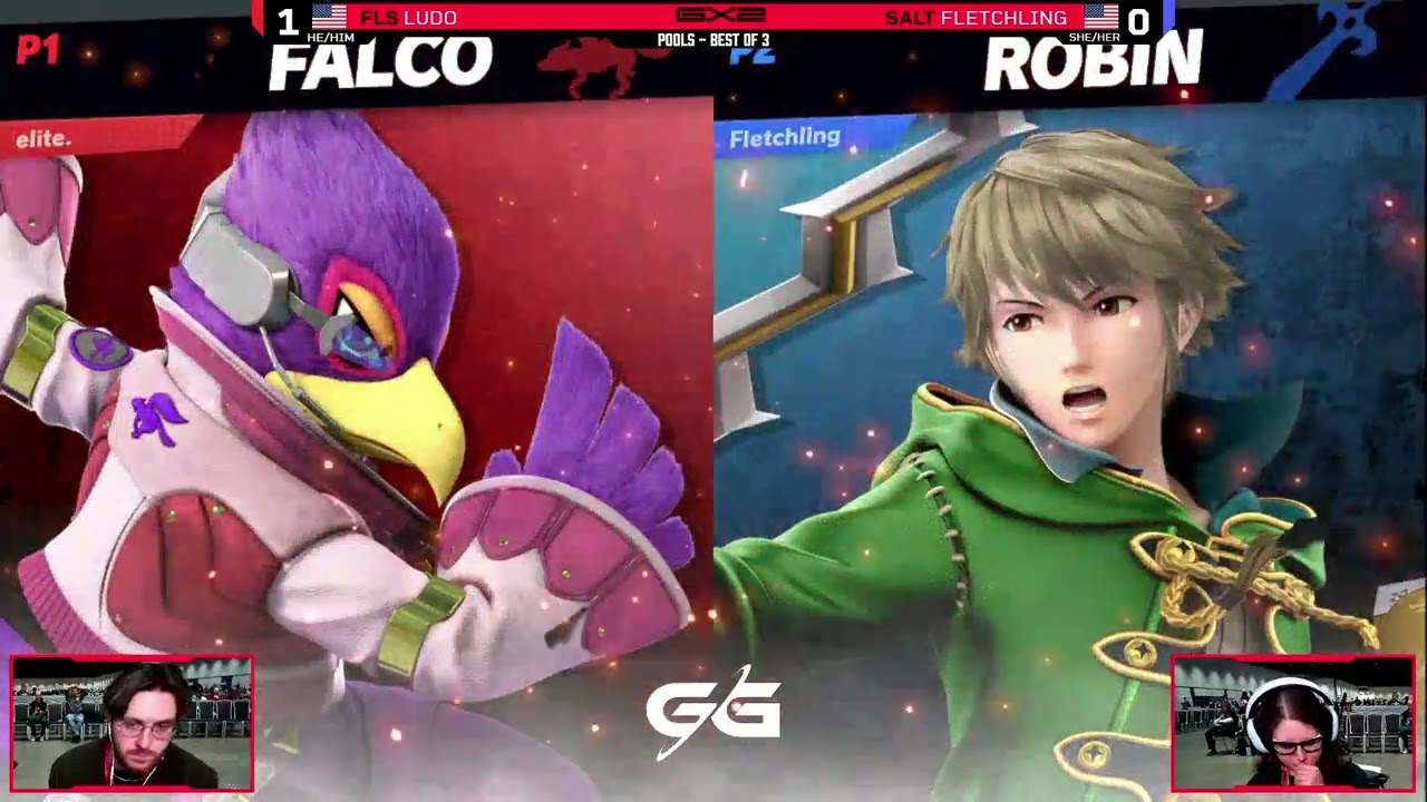 FLS | Ludo (Falco) vs SALT | Fletchling (Robin) - Pools  ULTIMATE SINGLES | GX2