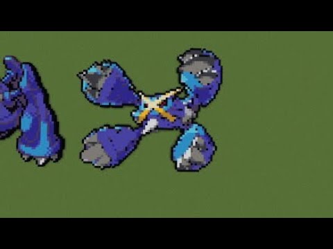 ［マイクラ］黙々とメガメタグロスを作る［ポケモンドット絵］