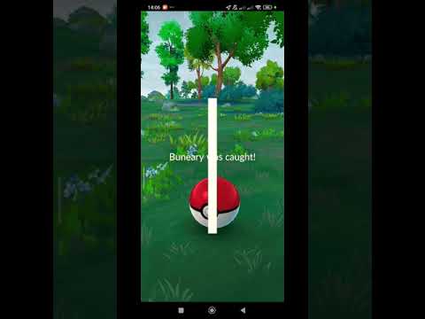 Catching Buneary #pokemon #pokemongo