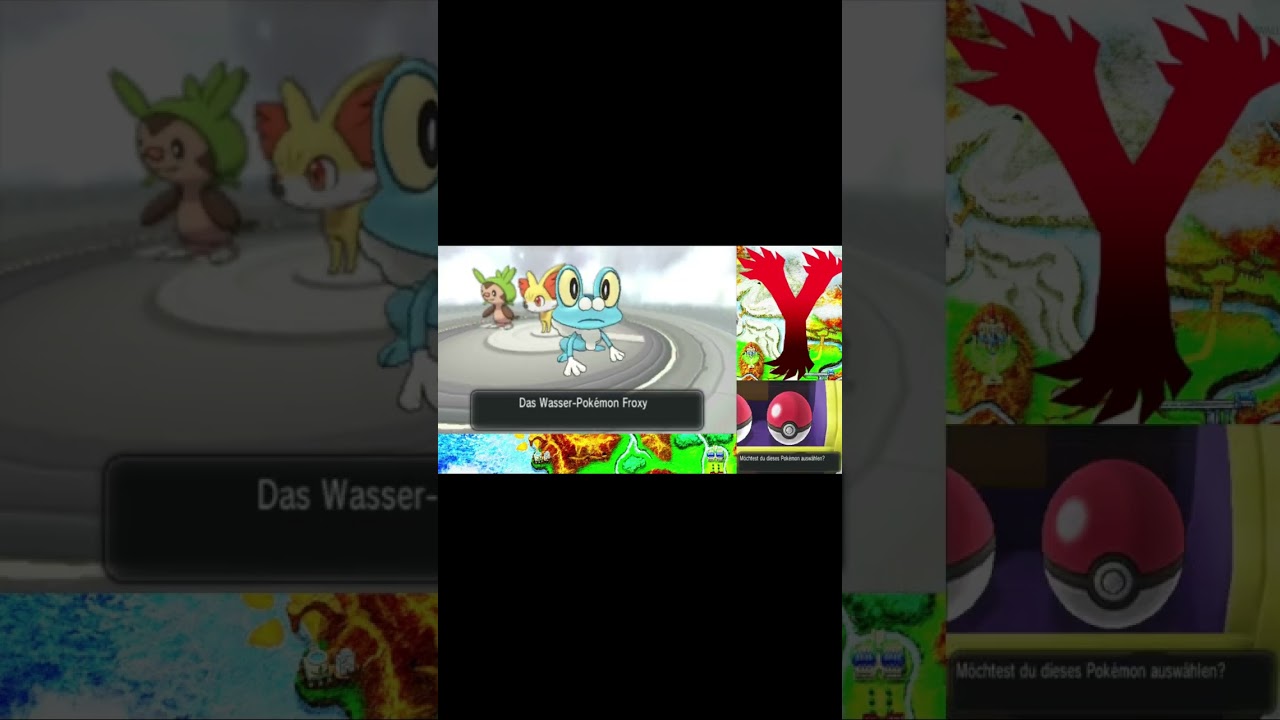 Pokémon Y ⛲ | Igamaro, Fynx & Froxy #shorts