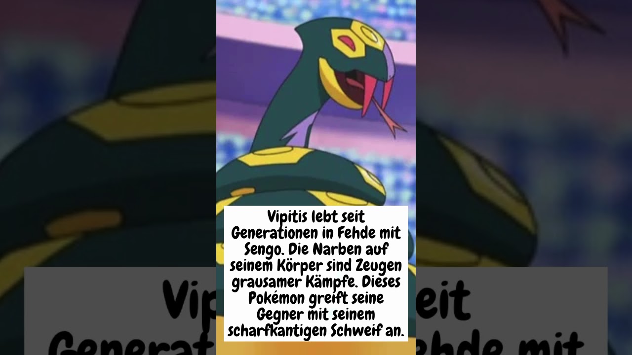 Pokedexeinträge! Warum hassen sich eigentlich Sengo & Vipitis?! #pokemon #pokedex #pokemoncommunity