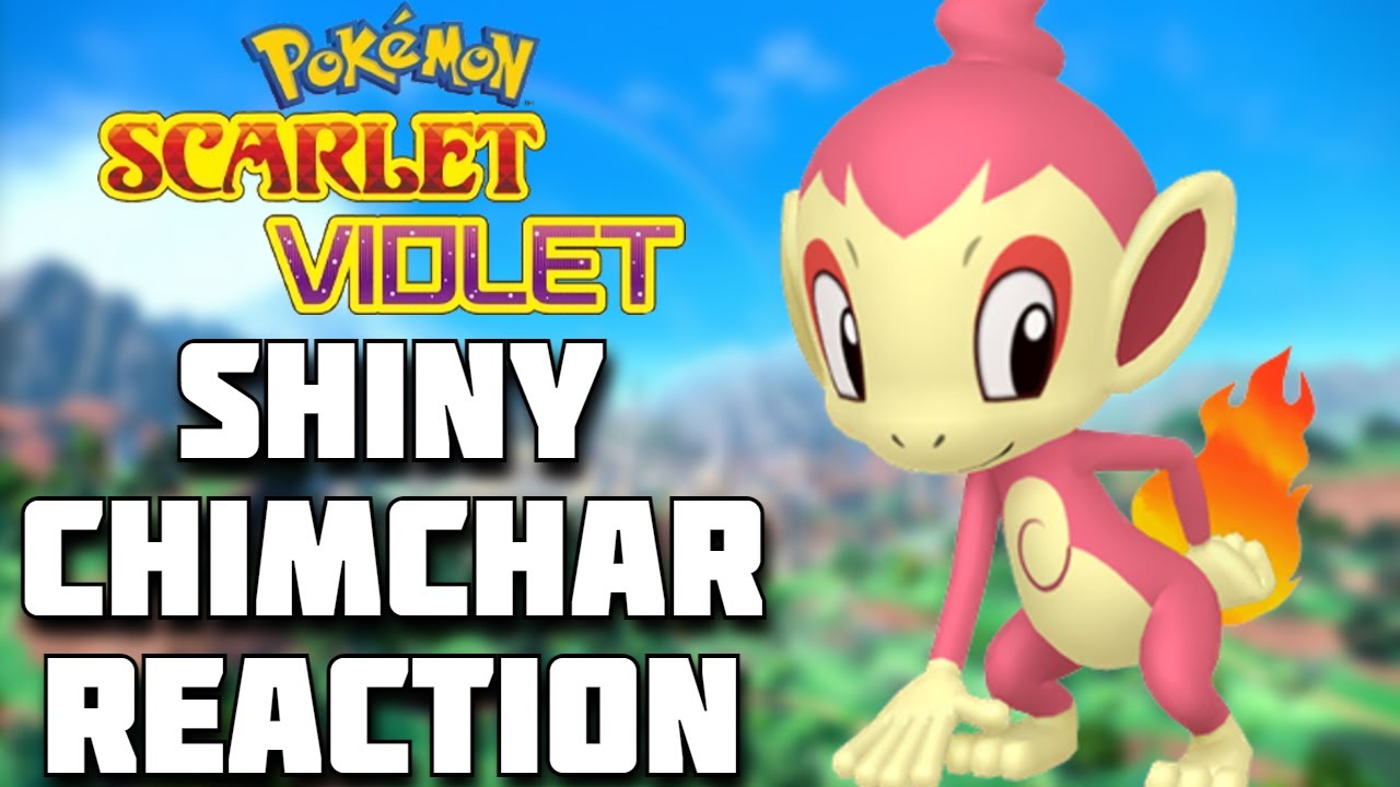 SHINY CHIMCHAR FULL REACTION! Pokémon Scarlet and Violet Shiny Highlight! #shinypokemon