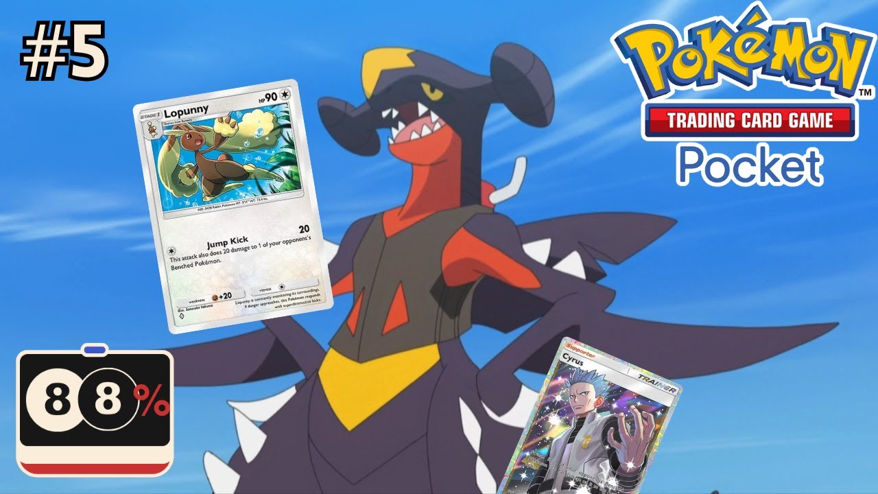 GARCHOMP EX AND LOPUNNY ARE BENCH HATERS! - Pokémon TCG Pocket: Deck Showcase #5