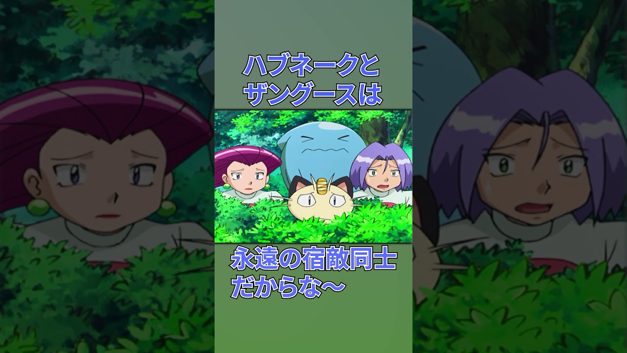 【アニポケ】宿敵！！ ハブネークVSザングース #Pokémon #ポケットモンスター  #アニメ  #ポケモン  #雑学 #shorts #ポケモンカード #解説 #感想