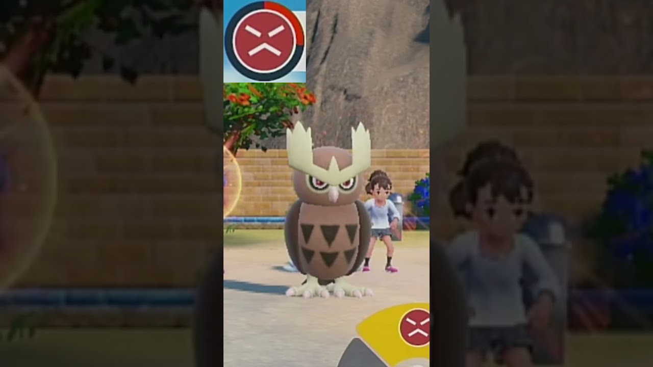 【ヨルノズク】ポケモンエクササイズ【キタカミ図鑑No.46】#Shorts #pokemon