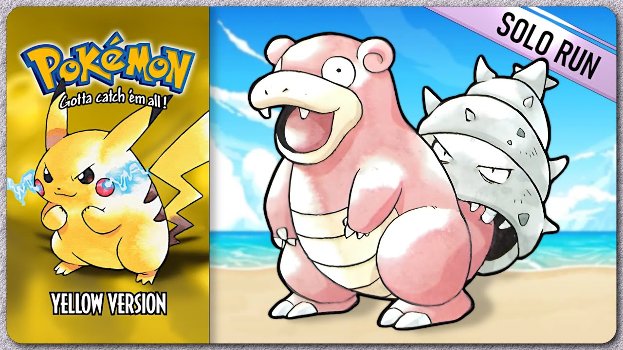 Slowbro Only! • Pokémon Yellow Solo Run Live