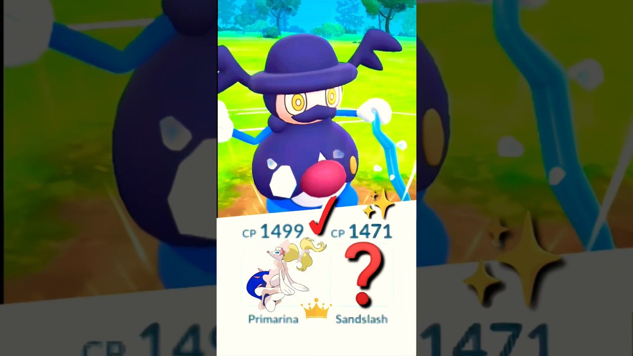 Shiny ✨ Primarina 🌊 Mr. Rime ❄️ And ❓ || Pokemon Go 🌈 @Pokemongo01 #shorts #battleleague