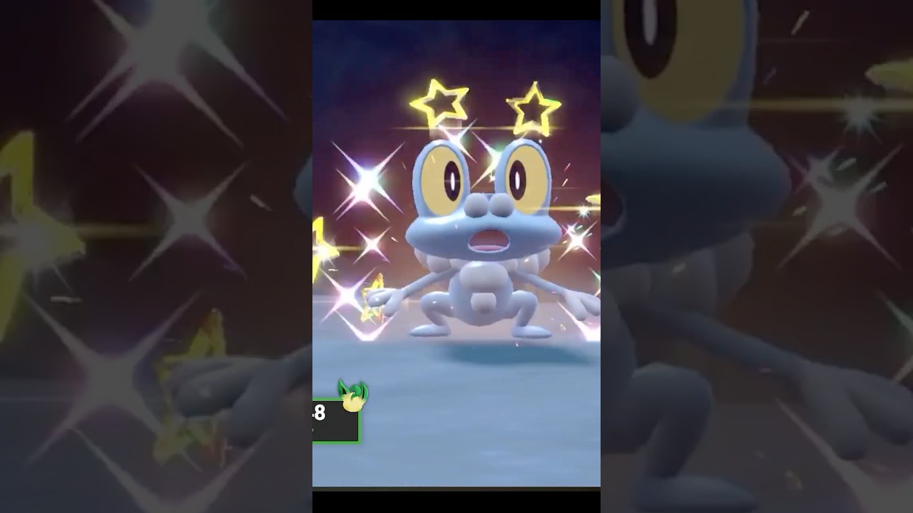 Shiny Frogadier in Pokemon Scarlet!
