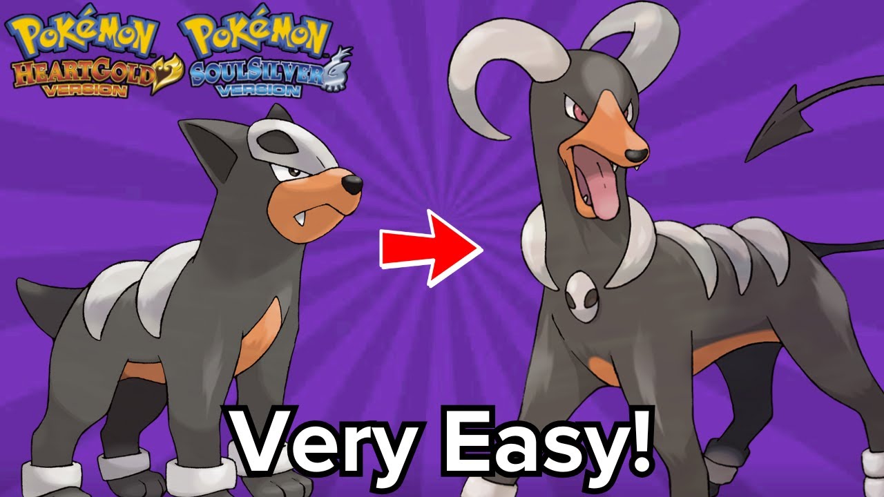 Pokemon HeartGold & SoulSilver - How To Get Houndoom!