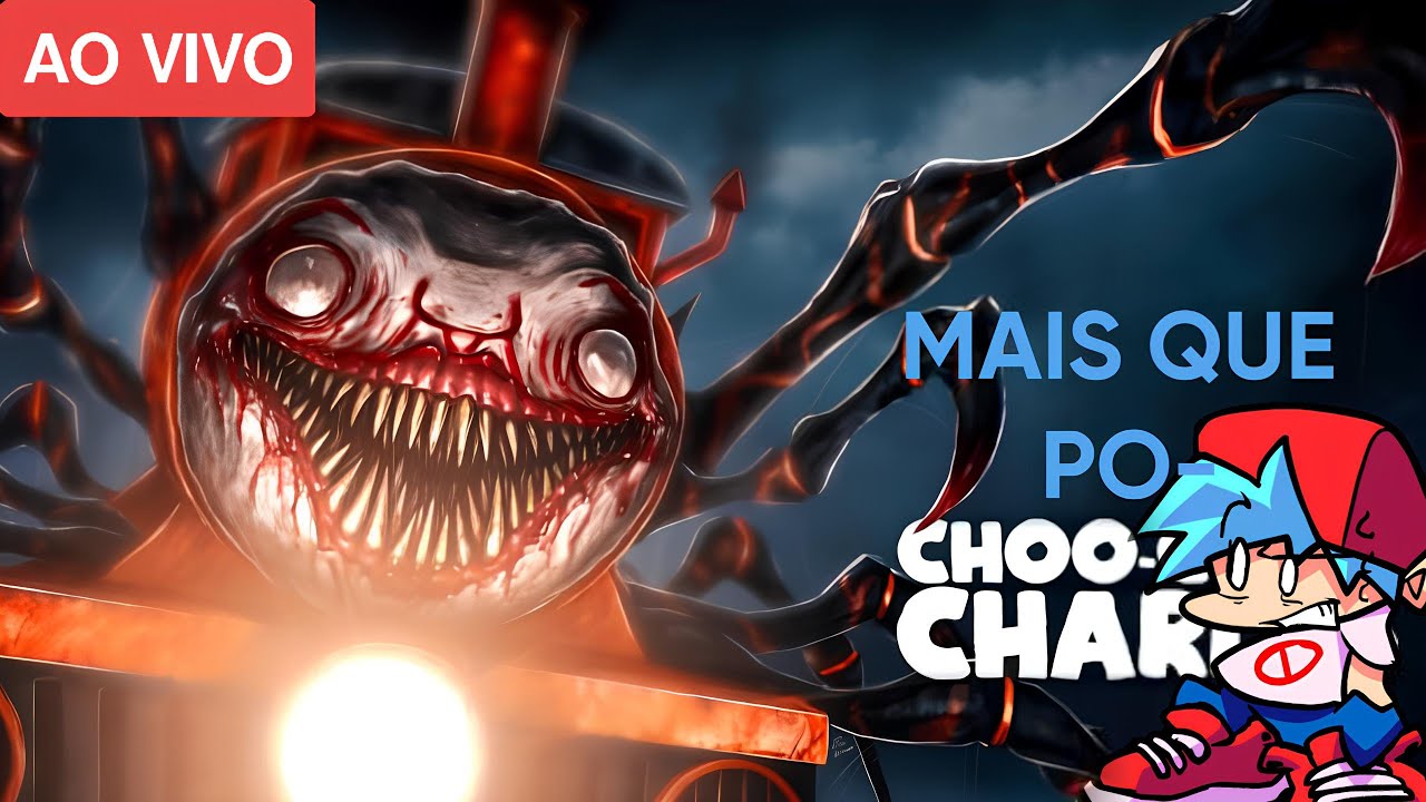 (CHOO-CHOO CHARLES AO VIVO🔴) MN UM TREM ASSASINO Q PARECE O UMA ARANHA ACHO Q ME LASQUEI DESSA VEZ