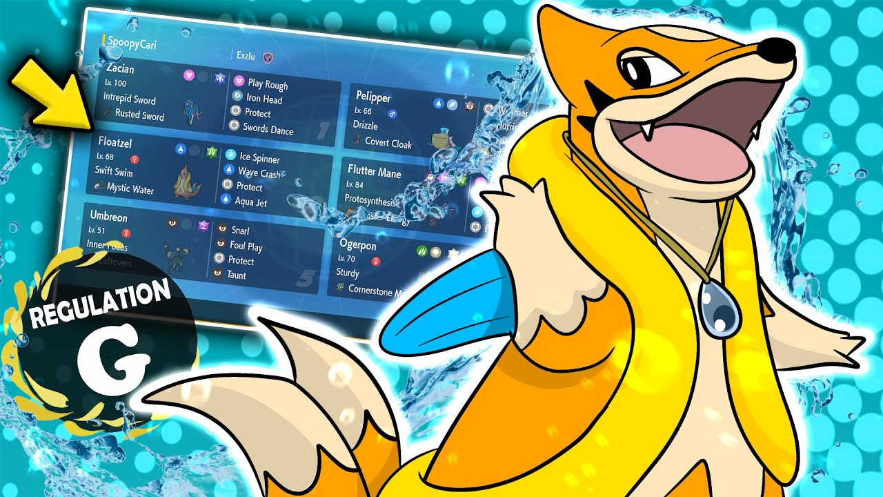 Swift Swim FLOATZEL is TOO FAST to HANDLE in reg G!