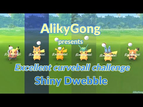 Excellent Curveball Challenge: 557 Shiny Dwebble