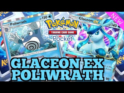 Free Damage with this Glaceon EX Poliwrath Deck Pokemon TCG Pocket