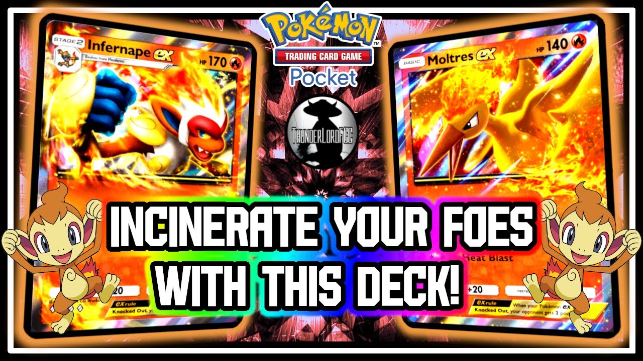 INFERNAPE AINT MESSIN AROUND! #PokemonTCGPocket - Infernape & Moltres Deck + Online Battle #1