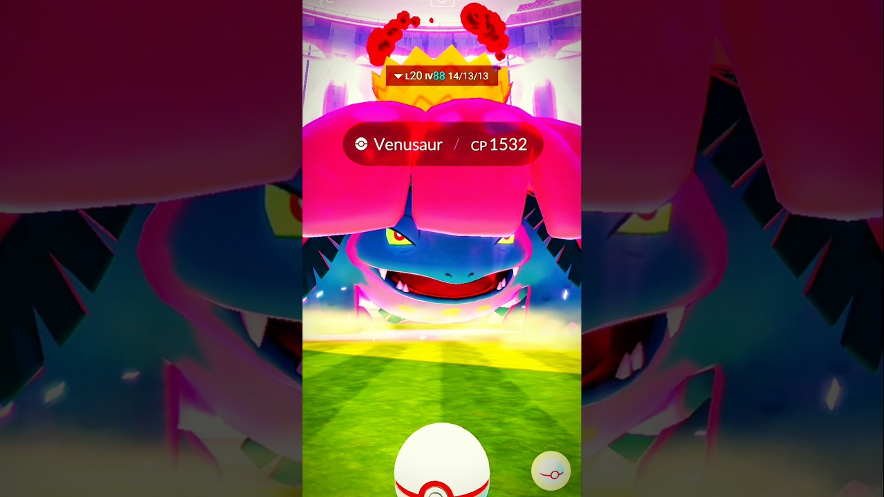 The WORLD’s First GIGANTAMAX VENUSAUR in Pokemon Go.