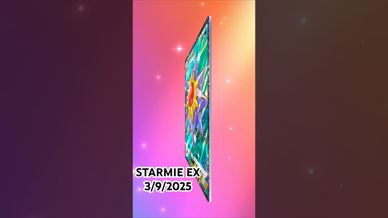TCG Pocket: Starmie EX 3/9/2025