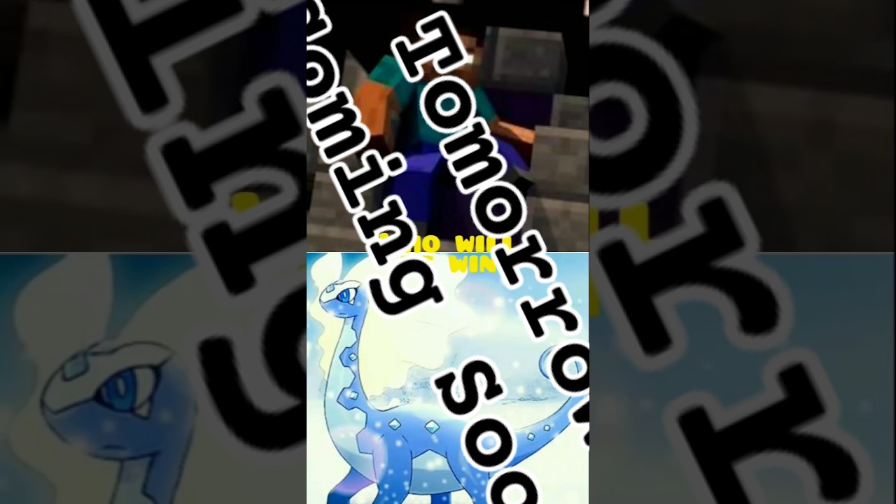 🔥 Herobrine VS Pokémon Aurorus ❄️⚔️ The Ice Age Awakens! (Tomorrow Coming Soon!) #shots