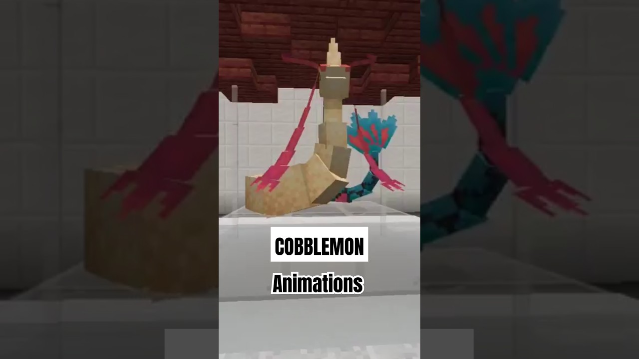 Milotic Animations:Cobblemon Minecraft Pokemon #cobblemon #pokemon #minecraft #animation #pixelart