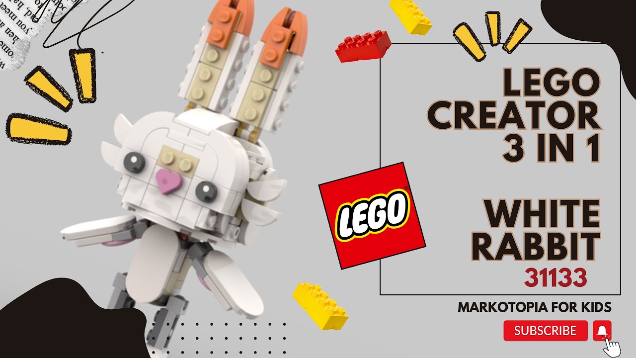 Lego Creator 31133 Alternate build Scorbunny Pokemon idea of Ayayop