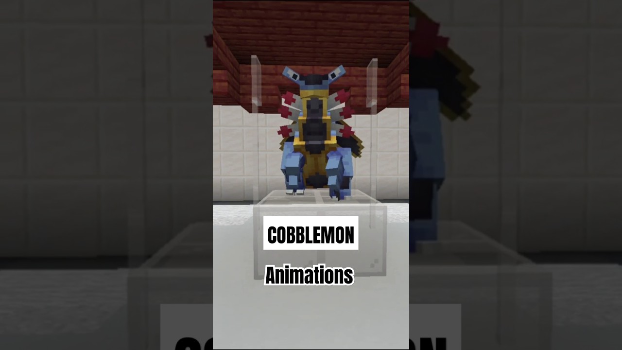 Armaldo Animations:Cobblemon Minecraft Pokemon #cobblemon #pokemon #minecraft #animation #pixelart