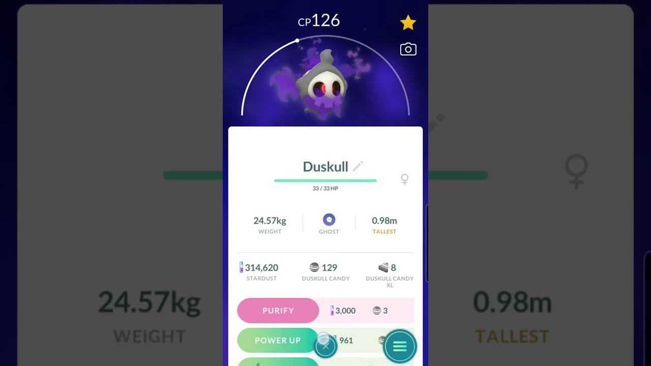 what your favorite pokemon mine is duskull and eevee #pokemon #pokemongo #mobile #gaming #gameplay